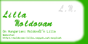 lilla moldovan business card